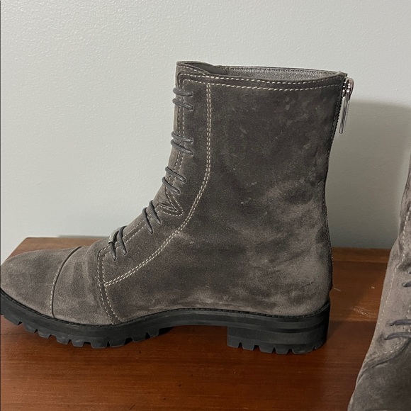 JIMMY CHOO Piper Suede Combat Boots Size 40 - Picture 4 of 14